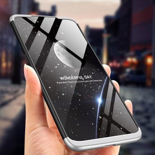 Oppo Realme 3 Realme3 Case 360 Degree Full Cover Colored Matte Case For Oppo Real Me 3 Shockproof Cover with Glass Protector