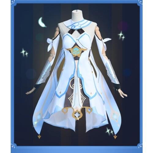 Dianya Genshin Impact Cosplay Costome Traveler Lumine Game Anime Suit Ying Cos Womens Full Set Of Clothes