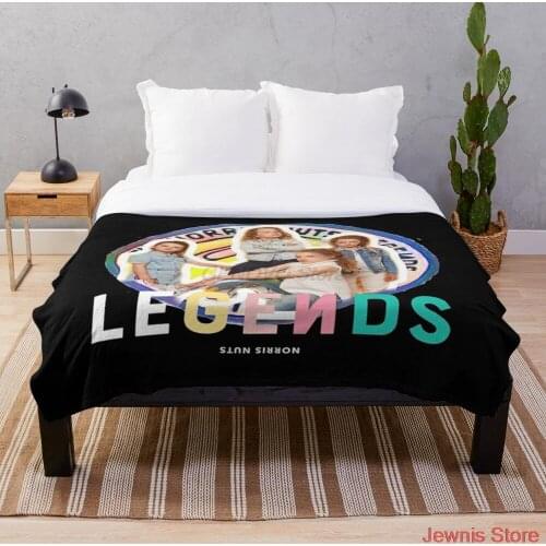 Newest Legends Norris Nuts Blanket Fleece Cartoon Print Children Warm Bed Throw Blanket newborn bayby Adult Blanket