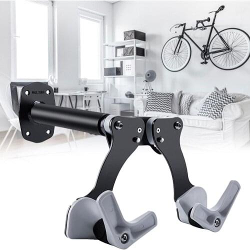 Horizontal Bicycle Bike Wall Mount Hanger Bike Hook Holder Storage Rack Garage Organizer Utility Hooks Heavy Duty Garage Storage