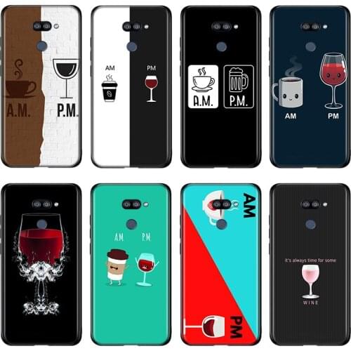 Coffee Wine Cup For LG K22 K71 K61 K51S K41S K30 K20 2019 Q60 V60 V50 V40 V35 V30 G8 G8S G8X ThinQ Phone Case