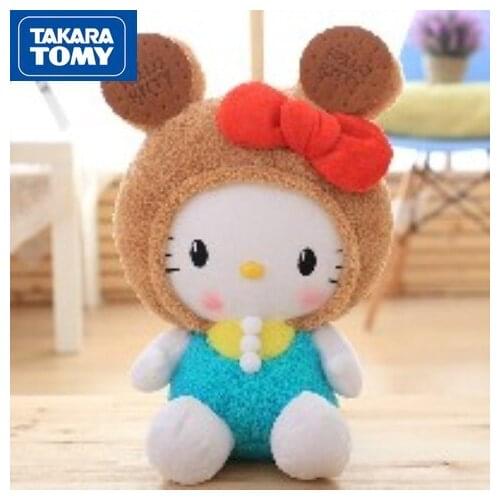 TAKARA TOMY Fashion cute cartoon Hello Kitty Hello Kitty doll doll simple Valentines Day gift for girls and children