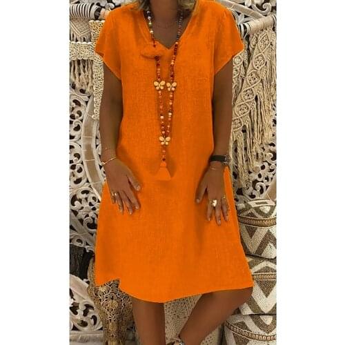 Lecopike Linen Summer Dresses