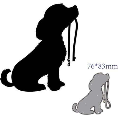 Metal cutting dies cut die mold Animal dog decoration Scrapbook paper craft knife mould blade punch stencils