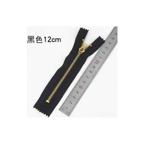 A3 Sewing supplies Real copper zipper Navy black jeans / casual pants metal copper zipper pants placket metal iron zipper