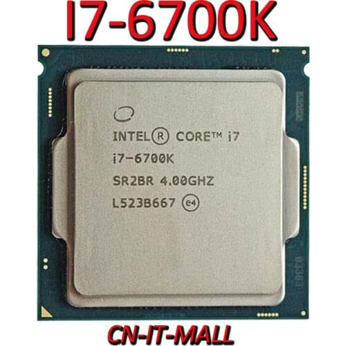 Intel Core I7-6700K CPU 4.0G 8M 4 Core 8 Thread LGA1151 Processor