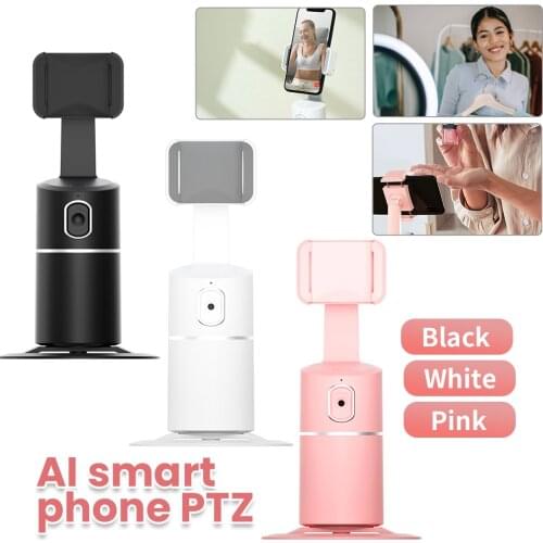 Handheld Gimbal AI PTZ Desktop Follow-up Photography 360-degree withTripod Handheld Stabilizer for Smartphone VLOG Video Live