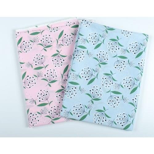 Dandelion Cotton Twill Fabric,Patchwork Cloth,DIY Sewing Quilting Fat Quarters Material For Baby&Child