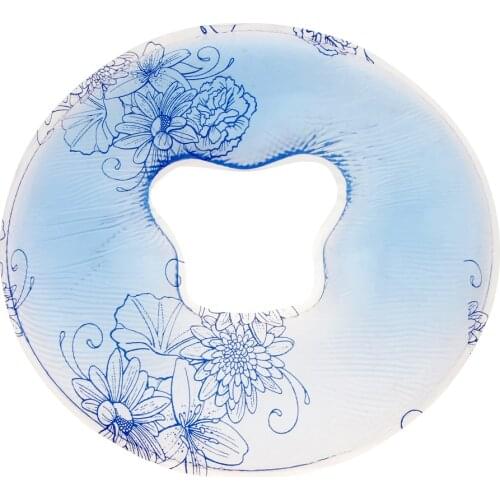 Silicone Pillow Soft Massage Face Down Pillow SPA Beauty Salon Care Cushion Facial Relax Head Cradle Cushion