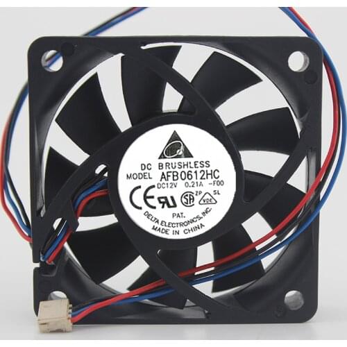 6015 12V Cooling Fan 6CM CPU Mute DC Fan AFB0612HC 0.21A