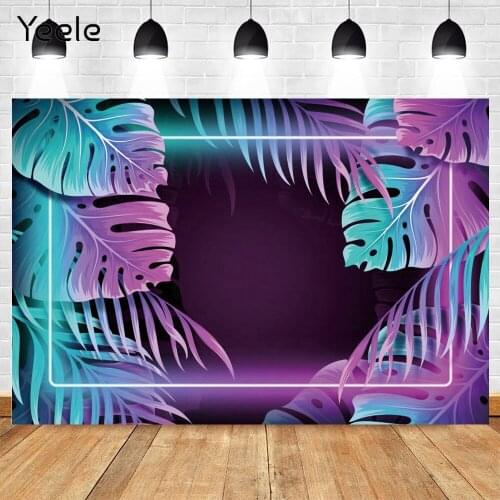 Yeele Summer Tropical Leaves Beach Party Baby Birthday Photography Backdrops Vinyl Photographic Background For Photo Studio Prop
