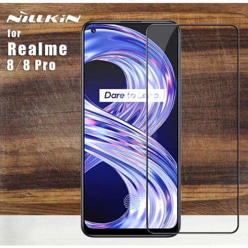 NILLKIN For Realme 8 Pro Glass Screen Protector 9H CP Plus Pro full cover Tempered Glass For Realme 8