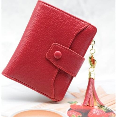 Wallet Women/men PU Leather Black/green/brown/blue/gray/pink Short Female/male Purse Vintage Card Holder Wallet Case Money Bag