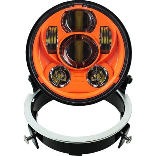 5.75 Inch LED Motorcycle Headlight with Bracket for Honda VTX 1300 and 1800 F-Model Only