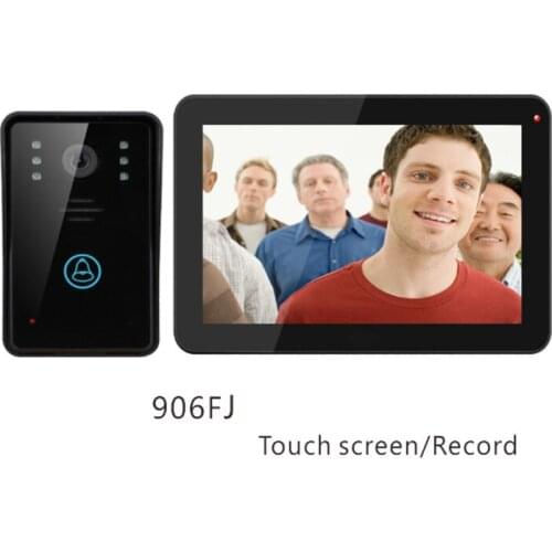 9 Inch Touch Keypad 700TVL Video Door Phone