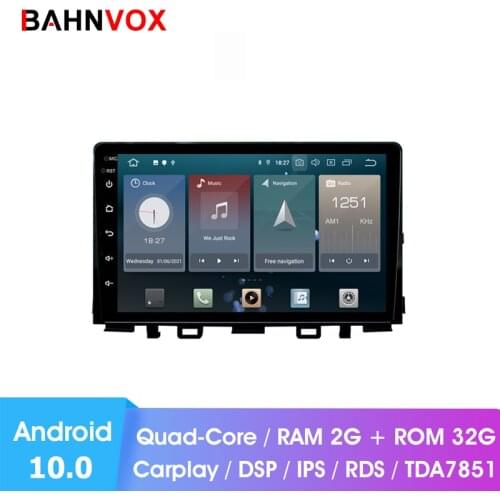 9" android 10.0 RAM 2G car gps dvd player for Kia RIO 2017 2018 2019 car radio multimedia navigation stereo head unit dsp