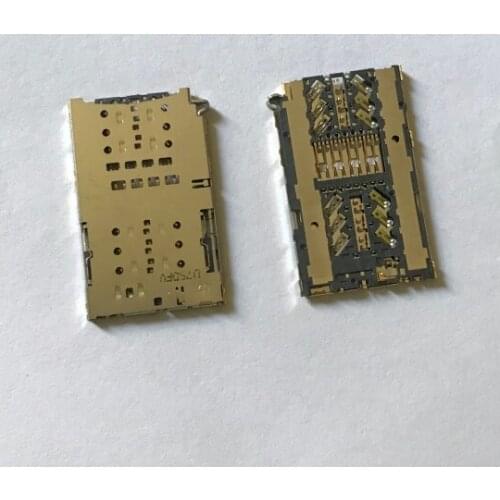 100PCS For Samsung S7 SM-G930F G930A G930V S7 edge G935F G935A S8 S9 Plus SIM Card Holder Reader Slot Contact Socket