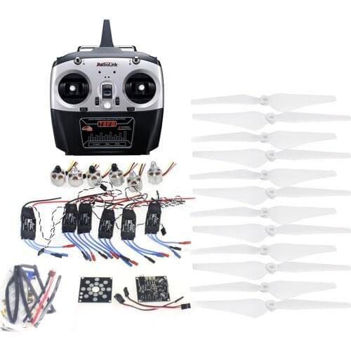 F14711-J RC HexaCopter ARF Electronic:30A ESC 920KV Motor KKMulticopter V2.3 Control Board Propeller Radiolink T8FB RX&RX