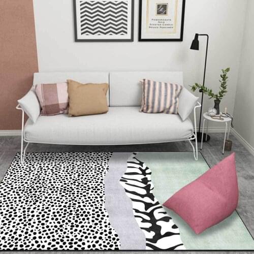 Geometric Nordic Carpets Living Room Bedroom Decor Floor Rug Parlor Coffee Table Mat Kid Play Area Rugs Modern Home Large Carpet