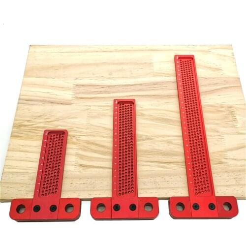 T50/100/160/260 Hole Scribing Gauge Woodworking Scribe T-type Ruler Aluminum High Precision Crossed-out Tool Measuring Tools