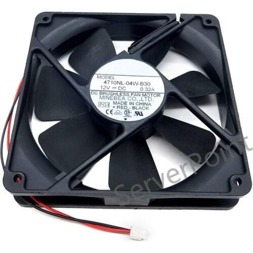 New FOR NMB 4710NL-04W-B30 12V 0.32A 12CM 12025 Double Ball Cooling Fan