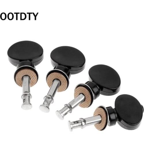 OOTDTY 4 Pcs Ukulele Strings Tuning Pegs Pin Machines Tuners Friction Ukelele New