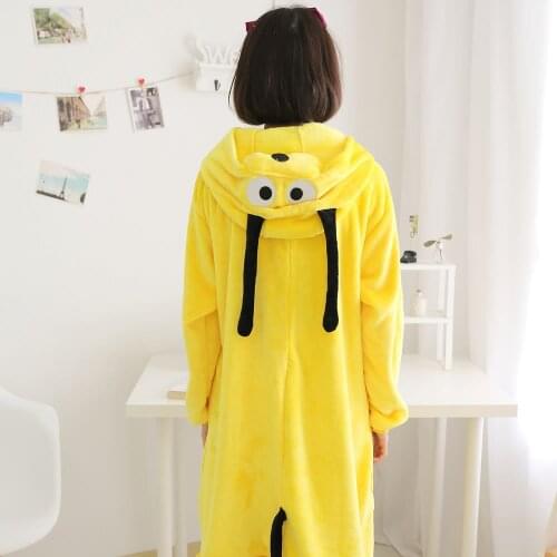 Boy Girl Pajamas Set Kigurumi Dog Pijamas For Women Men Onesie Adult Animal Anime Family Sleepwear Cosplay Pyjamas Kids