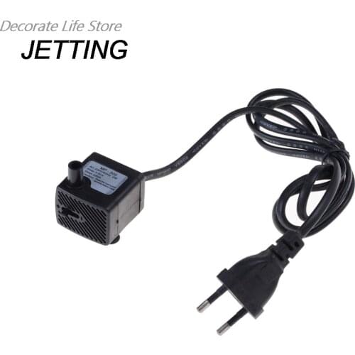 AC 220V Rate Waterproof Pump Mini Submersible Water Pump EU Plug Wholesale