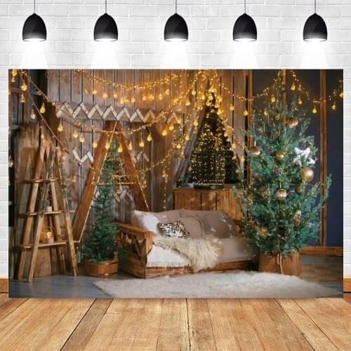 Christmas Backdrops For Photography Background Barn Room Light Vinyl Polyester Photophone Photozone Photo Studio Photocall Props