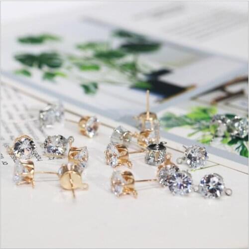 Stud Earrings & Accessories DIY Fashion Earrings Material Stud Earrings & Jewelry Stud Earrings Accessories 8mm 10pieces