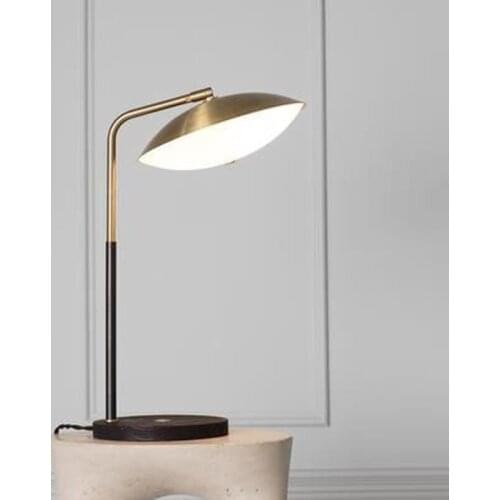 Nordic Glass Ball Moon Table Lamps Modern Led Standing Desk Light Fixtures Luminaire for Bedroom Bedside Lamp Home Loft Decor