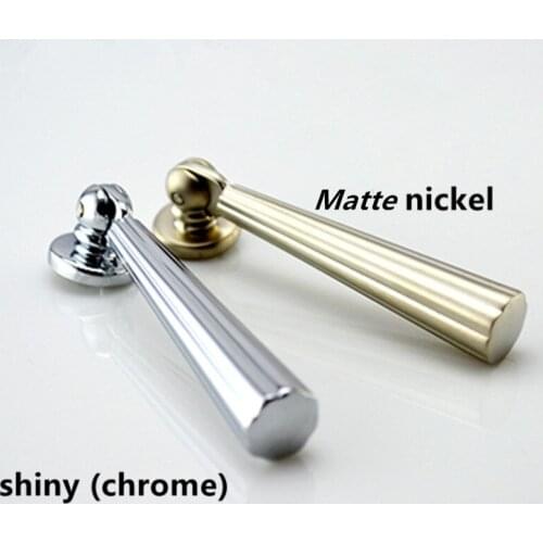 Modern simple fashion shiny silver pendant small handle matte nickel shoe cabinet wine cabinet shaky drop knobs chrome pulls