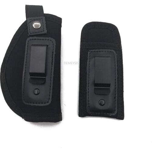 Tactical Pistols Holster Pouches Concealed Hunting Belt Carry Holsters Universal Military Shooting Gun Waist Holster Mag Pouch