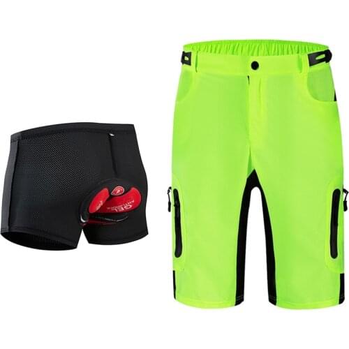 GEL Padded Cycling Underwear Bike Shorts Men Women Mtb Downhill Underwear Short Velo Cycle Hiking Riding Clothing Bicycle Shorts