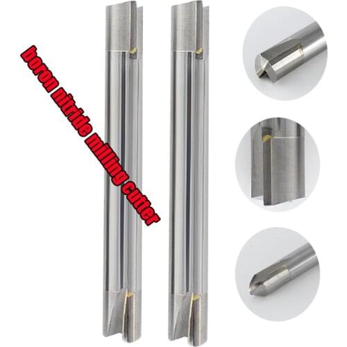Tungsten steel milling cutter boron nitride milling cutter ceramic milling cutter double end milling cutter CBN