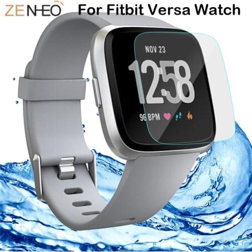 3pcs/5pcs For Fitbit Versa Tempered glass films Screen Protector Accessories For Fitbit Versa Smart Bracelet HD Protective Film