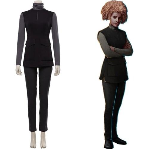 Star Cosplay Trek Picard Raffi Musiker Cosplay Costume Outfit Uniform Full Suit Halloween Carnival Costumes