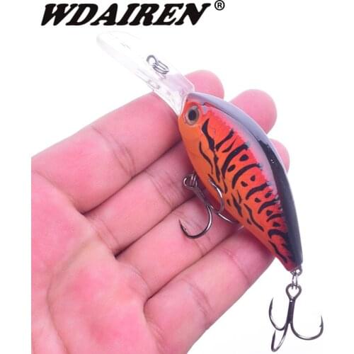1Pcs Crank Fishing Lures 9.5cm 15.5g Saltwater Artificial Hard Bait Crankbait Deep diving Swim Wobbler Minnows fishing Tackle