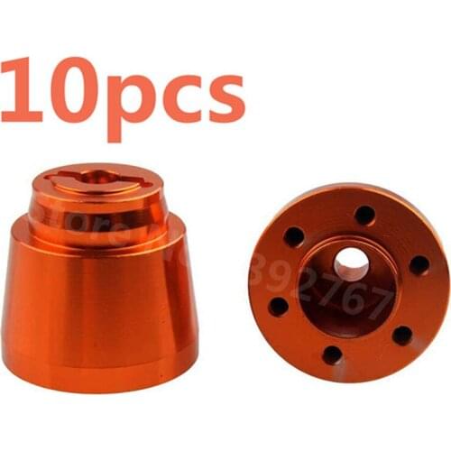 10Pcs RC Car Aluminum Alloy Wheel Hex Hub Adapter Wide 1/10 Scale Models Remote Control Cars AXIAL SCX10 Yeti Rock Racer Crawler