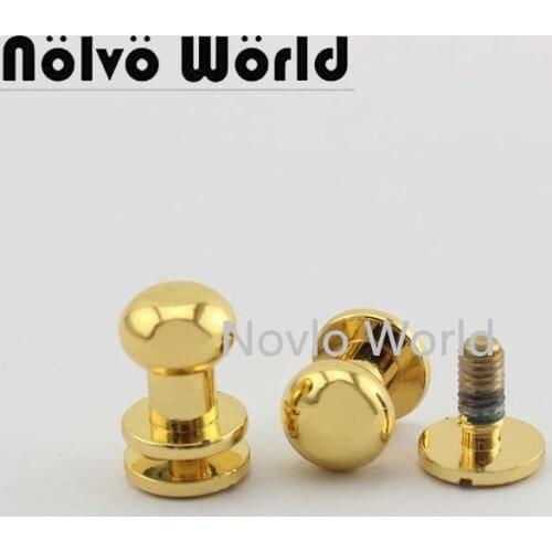 10 pieces, high quality handbags hardware metal accessories thick flank the pacifier nail luggage belt screw fittings nail