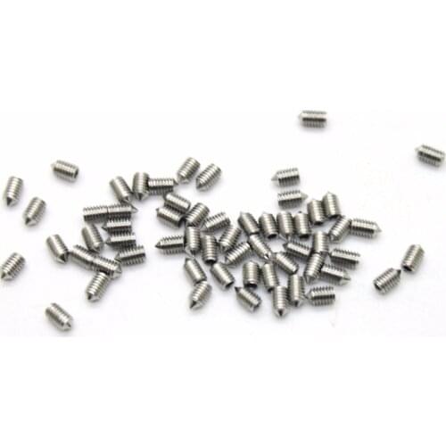 100pcs/lot High Quality DIN914 Stainless Steel 304 M3*3/4/5/6/8/10/12 Hex Socket Head Set Screw Grub Screw CPC197