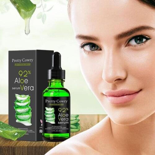 2021 New Aloe Vera Serum Acne Scar Removal Essence Serum Acne Spots Skin Care Treatment Whitening Remove Acne Face Care 30ML