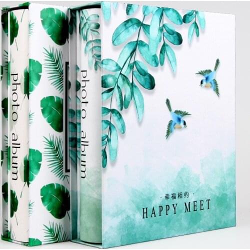 6-Inch Plastic Photo Album Panoramic Large Photo Album Boxed Photo Album 200 Page-Inserted Album explosion box scarbook baby
