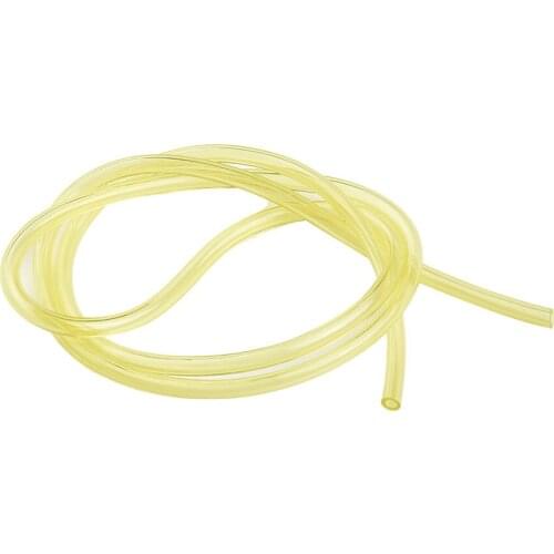 Petrol Fuel Tube Oil Line Soft Pipeline Hose Yellow 1m X 3mm Gas Pipe Lawn Mower Garden Tool Parts Lawn Mower Parts Accessories