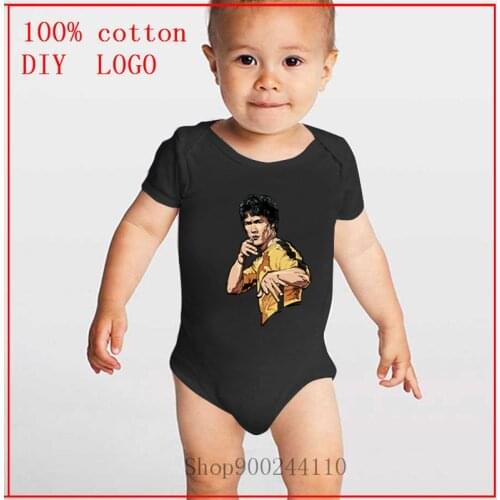 Bruce Lee boy and girl baby Bodysuit Baby romper Body Suit Newborn Summer Baby Jumpsuit baby Ropa de bebe Infant Sleeve
