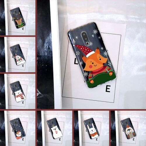 Phone Cover For Meizu 16th 16x 15 Lite 16 Plus Christmas Cat Cute Dog Silicone Soft Phone Case For Meizu U10 U20 Pro 6 7 Plus