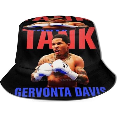 Gervonta Tank Davis Boxing Foldable Panama Bucket Hat Cap Gervonta Davis Tank Boxing Fight Boxer Rxl Leo Baltimore 1994