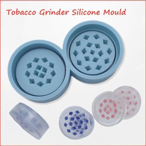 Tobacco Grinder Silicone Mold Leaf Herbal Tobacco Spice Crusher Craft Making Tools DIY Epoxy Mold