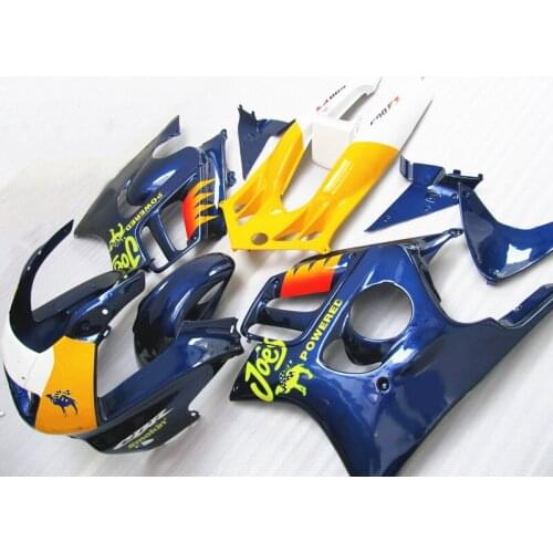 Quality Motorcycle Fairing kit for H CBR600F3 97 98 CBR600 F3 CBR 600F3 1997 1998 ABS Blue yellow white Fairings set