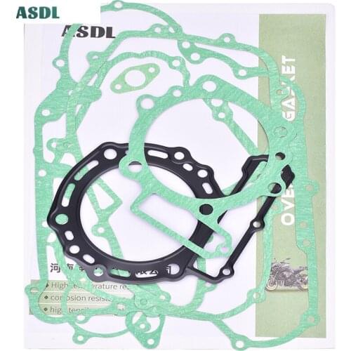650cc Motorcycle Engine Complete Full Cylinder Head Overhaul Gasket Mat Pad Kit for Kawasaki KLR650 KLR 650